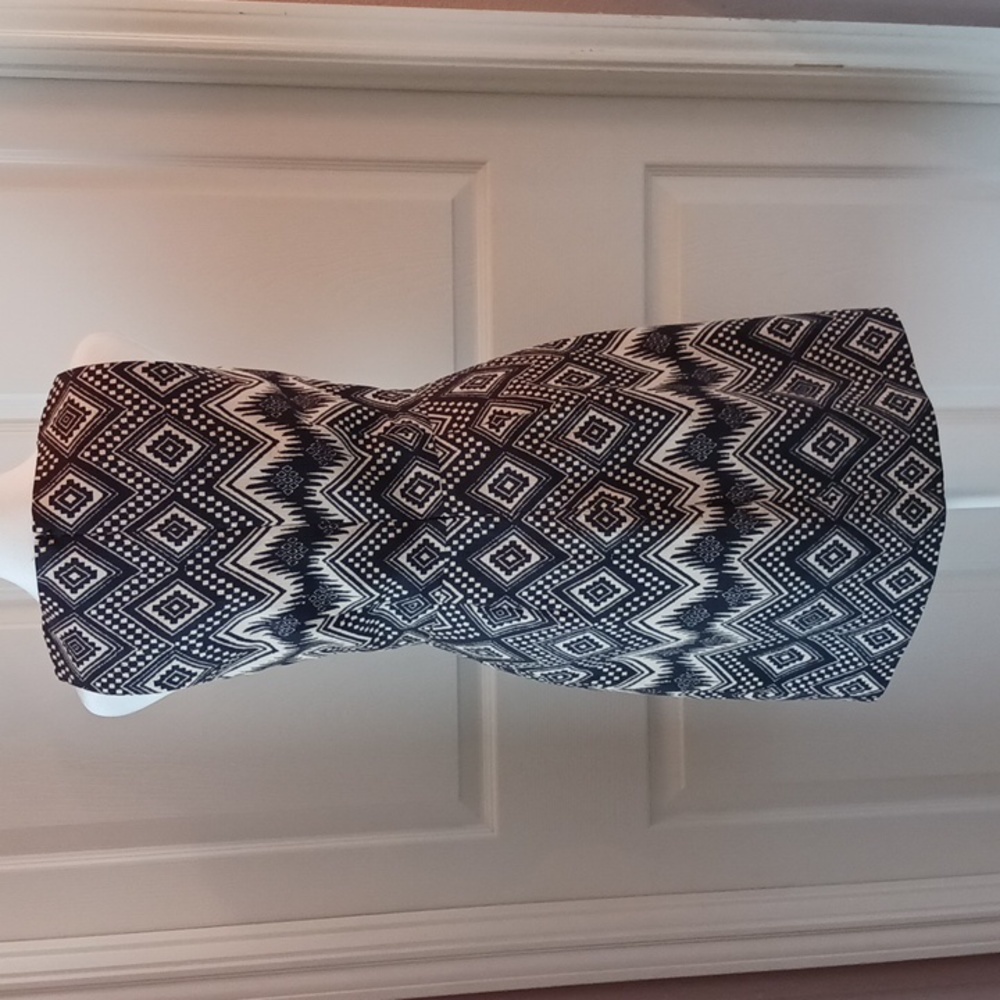 J.Crew Sleeveless Ikat Sheath Dress size 0 Navy Linen Color Pattern Cotton - Picture 5 of 10